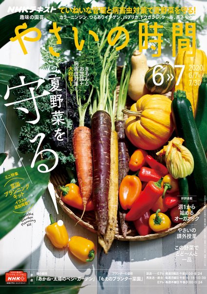 NHK 趣味の園芸 やさいの時間 2020年6月・7月号 (発売日2020年05月21日) 表紙
