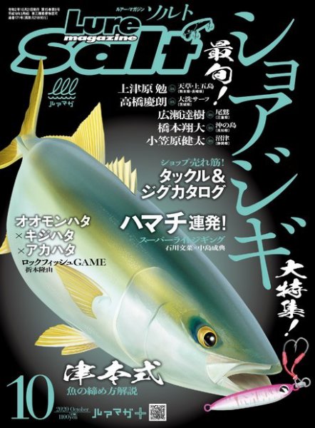 Lure magazine Salt（ルアーマガジンソルト） 2020年10月号 (発売日2020年08月21日) 表紙