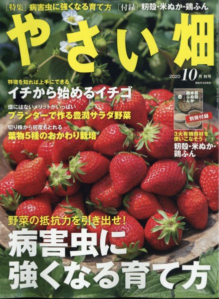 やさい畑 2020年10月号 (発売日2020年09月03日) 表紙