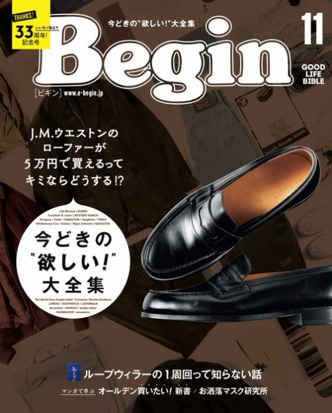 Begin（ビギン） 2020年11月号 (発売日2020年09月16日) 表紙
