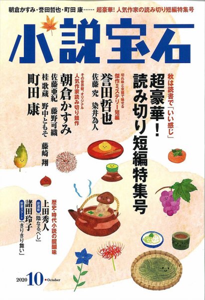 小説宝石 2020年10月号 (発売日2020年09月23日) 表紙