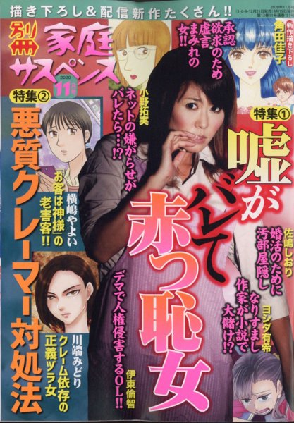 別冊 家庭サスペンス 2020年11月号 (発売日2020年09月19日) 表紙