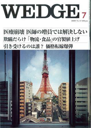 Wedge（ウェッジ） 7月号 (発売日2008年06月20日) 表紙