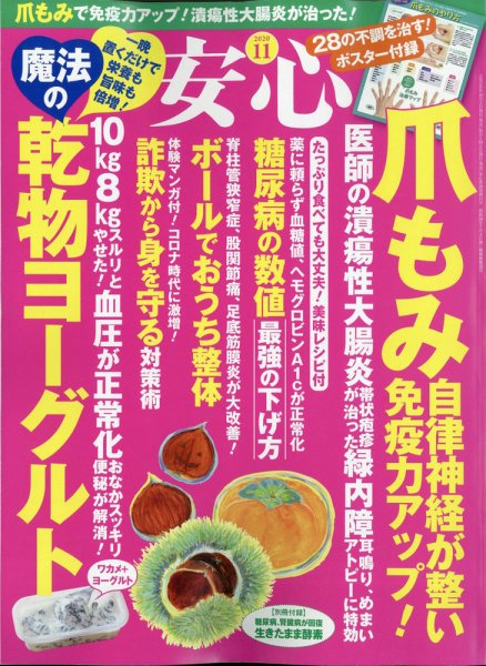 安心 2020年11月号 (発売日2020年10月02日) 表紙