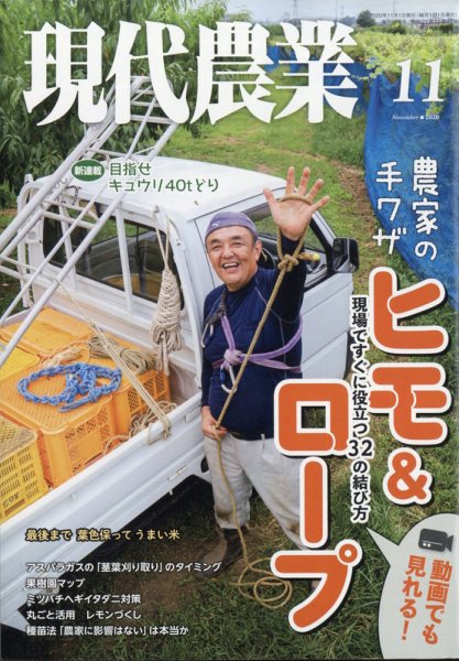現代農業 2020年11月号 (発売日2020年10月05日) 表紙