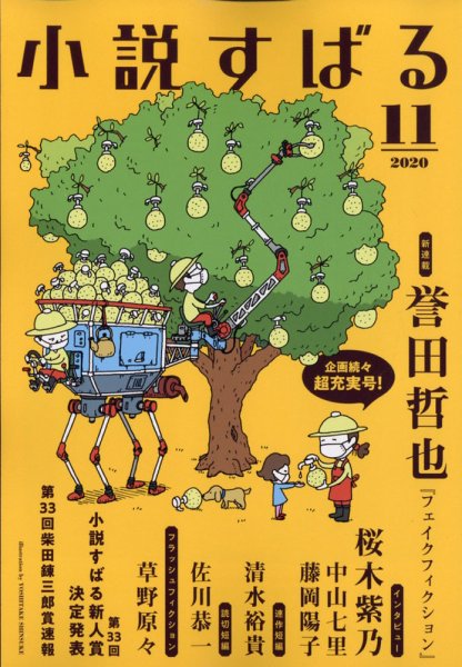 小説すばる 2020年11月号 (発売日2020年10月17日) 表紙