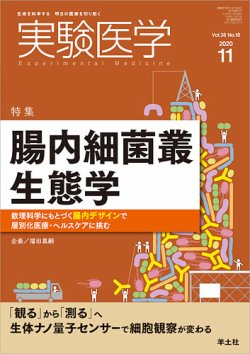 実験医学 Vol.38No.18 (発売日2020年10月20日) | 雑誌/定期購読の予約