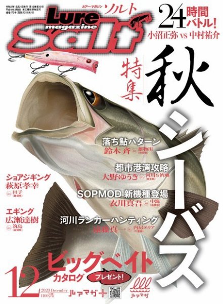 Lure magazine Salt（ルアーマガジンソルト） 2020年12月号 (発売日2020年10月21日) 表紙