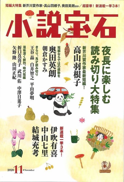 小説宝石 2020年11月号 (発売日2020年10月22日) 表紙