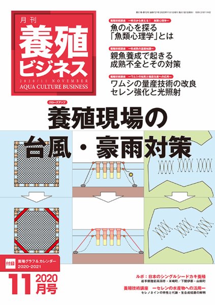 養殖ビジネス 2020年11月号 (発売日2020年11月05日) 表紙