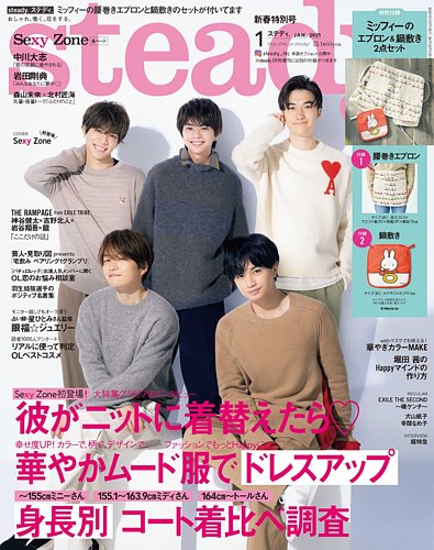 Steady ステディ 21年1月号 発売日年12月07日 雑誌 定期購読の予約はfujisan