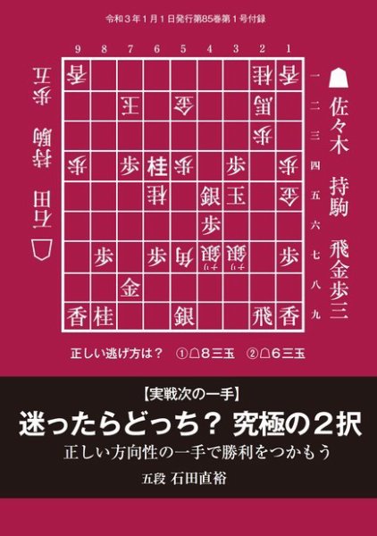 将棋世界 付録 2021年1月号 (発売日2020年12月05日) 表紙