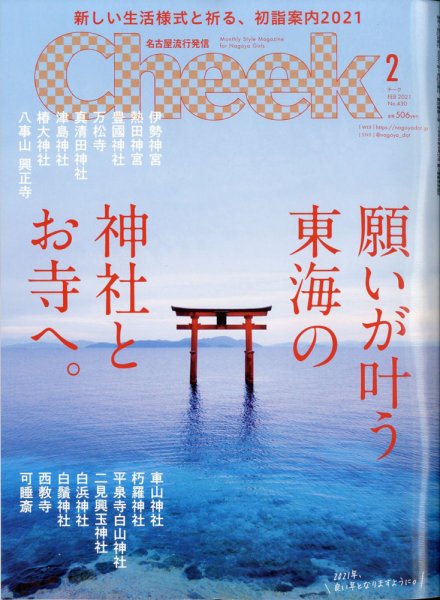 CHEEK（チーク） 2021年2月号 (発売日2020年12月23日) 表紙