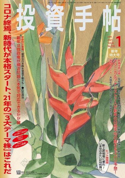 投資手帖 2021年1月号 (発売日2020年12月19日) 表紙