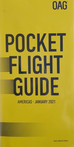 北南米 航空時刻表（英語A5版） 2021年1月号 (発売日2021年01月01日) 表紙