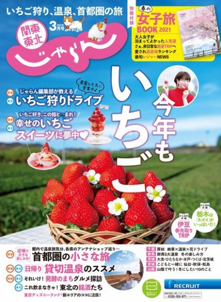 関東・東北じゃらん 関東・東北じゃらん3月号 (発売日2021年02月01日) 表紙