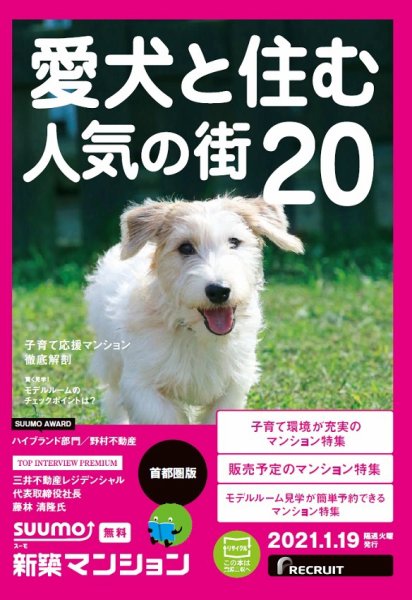 SUUMO新築マンション首都圏版 21/01/19号 (発売日2021年01月19日) 表紙