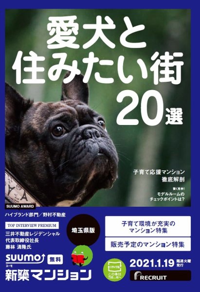 SUUMO新築マンション埼玉県版 21/01/19号 (発売日2021年01月19日) 表紙