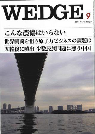 Wedge（ウェッジ） 9月号 (発売日2008年08月20日) 表紙