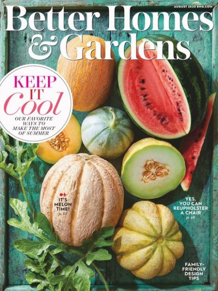 Better Homes&Gardens(ベターホームズアンドガーデンズ) August 1 2020 (発売日2020年07月11日) 表紙