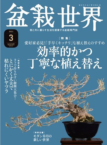 盆栽世界 21年3月号 発売日21年02月04日 雑誌 電子書籍 定期購読の予約はfujisan