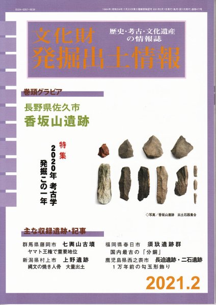 文化財発掘出土情報 477号  (発売日2021年02月01日) 表紙