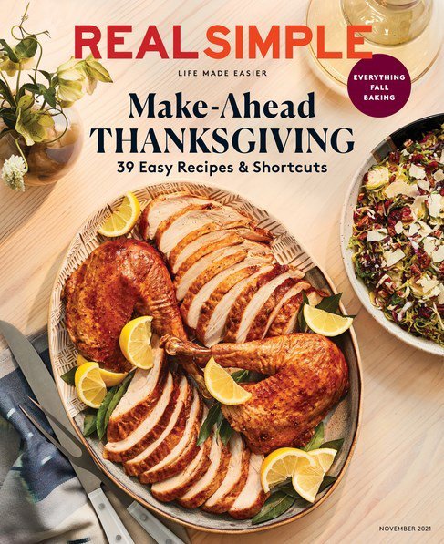 Real Simple(リアルシンプル) November 1 2021 (発売日2021年10月23日) 表紙