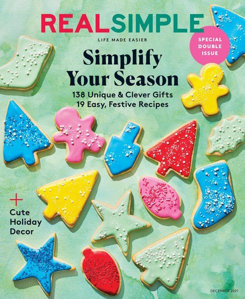 Real Simple(リアルシンプル) December 1 2021 (発売日2021年11月20日) 表紙