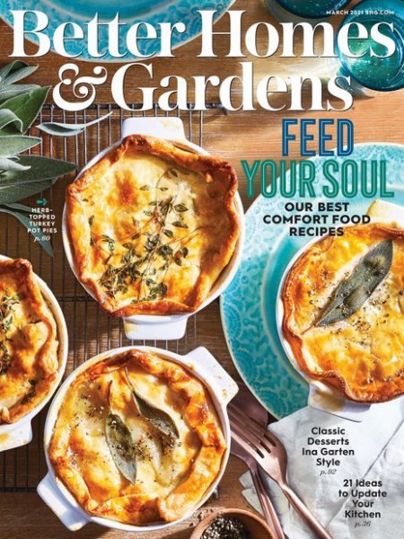 Better Homes&Gardens(ベターホームズアンドガーデンズ) March 1 2021 (発売日2021年02月13日) 表紙