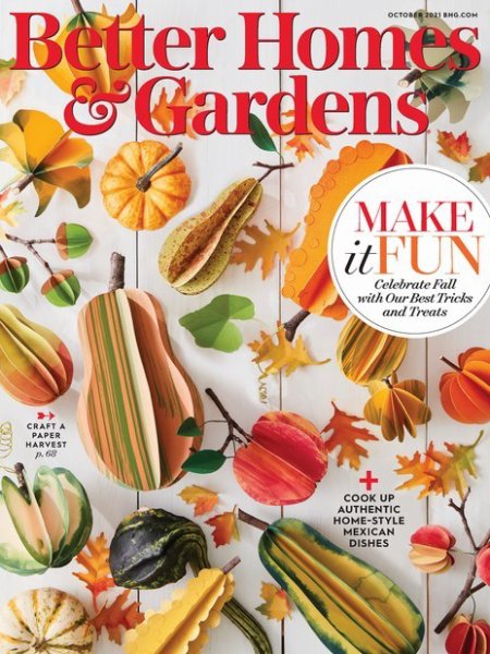 Better Homes&Gardens(ベターホームズアンドガーデンズ) October 1 2021 (発売日2021年09月11日) 表紙