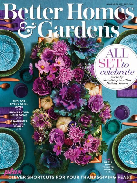 Better Homes&Gardens(ベターホームズアンドガーデンズ) November 1 2021 (発売日2021年10月16日) 表紙