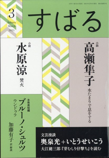 すばる 2021年3月号 (発売日2021年02月05日) 表紙