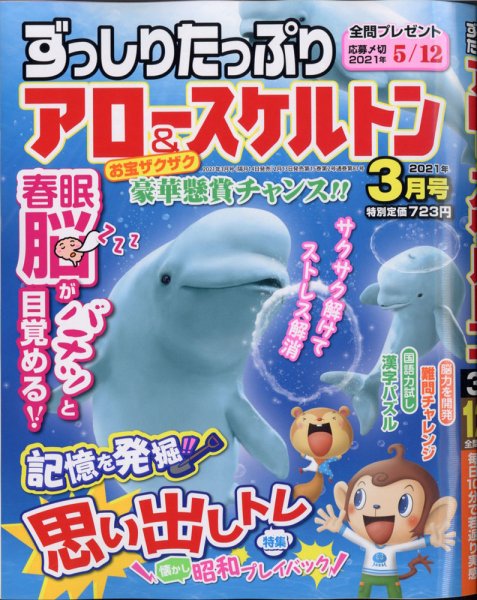 ずっしりたっぷりアロー＆スケルトン 2021年3月号 (発売日2021年02月13日) 表紙