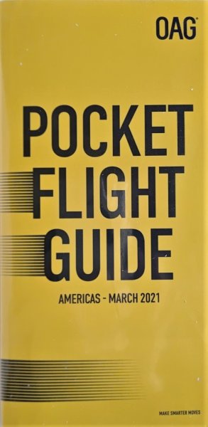 北南米 航空時刻表（英語A5版） 2021年3月号 (発売日2021年03月01日) 表紙