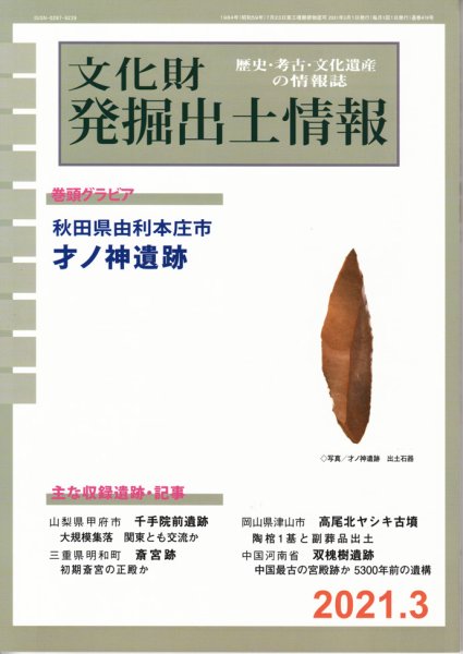 文化財発掘出土情報 478号  (発売日2021年03月01日) 表紙