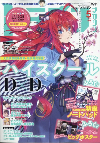 DRAGON MAGAZINE (ドラゴンマガジン) 2021年5月号 (発売日2021年03月19日) 表紙