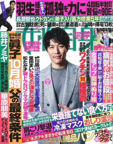 週刊女性自身 2021年4/13号 (発売日2021年03月30日) 表紙