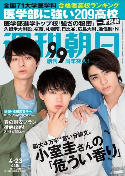 週刊朝日 2021年4/23号 (発売日2021年04月13日) 表紙