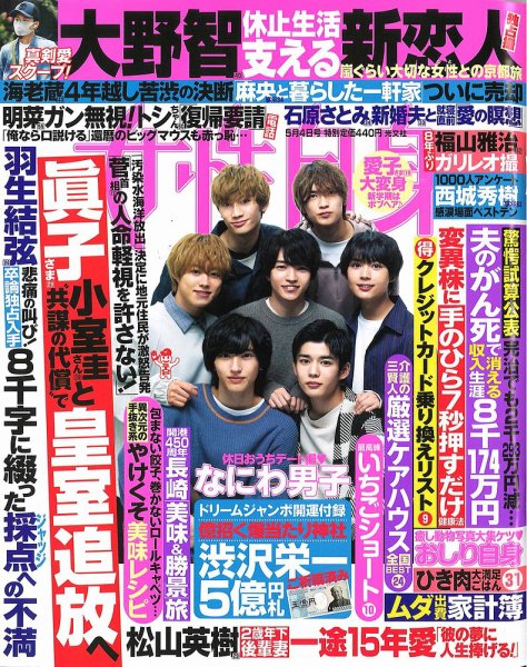 週刊女性自身 2021年5/4号 (発売日2021年04月20日) 表紙