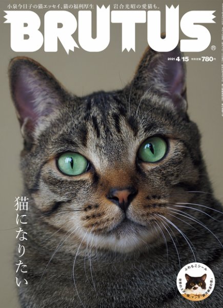 BRUTUS(ブルータス) 2021年4/15号 (発売日2021年04月01日) 表紙