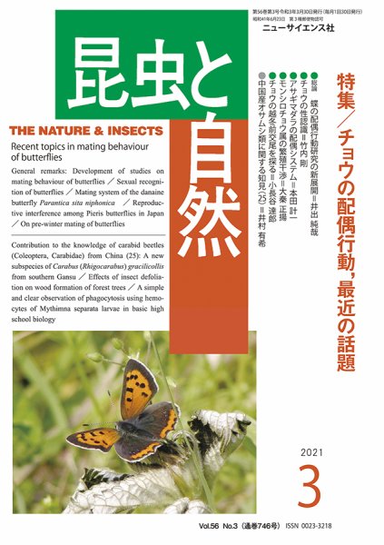 昆虫と自然 2021年3月号 (発売日2021年02月22日) 表紙