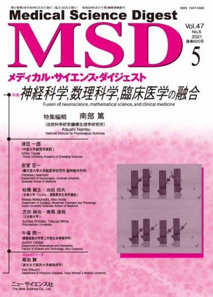 メディカル・サイエンス・ダイジェスト 2021年5月号 (発売日2021年04月20日) 表紙