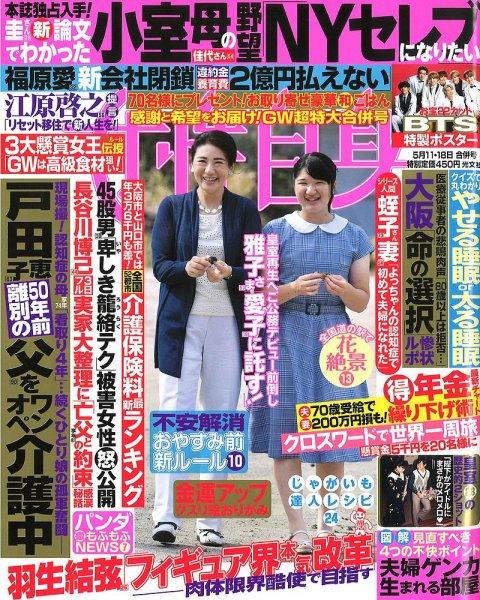 週刊女性自身 2021年5/11･18号 (発売日2021年04月27日) 表紙