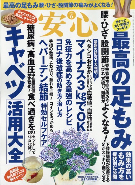 安心 2021年6月号 (発売日2021年05月01日) 表紙