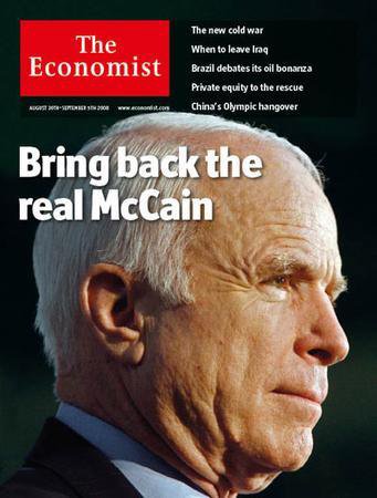 英国The Economist（エコノミスト） Aug. 30th 2008 (発売日2008年08月30日) 表紙