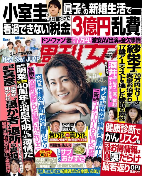 週刊女性 2021年5/25号 (発売日2021年05月11日) 表紙