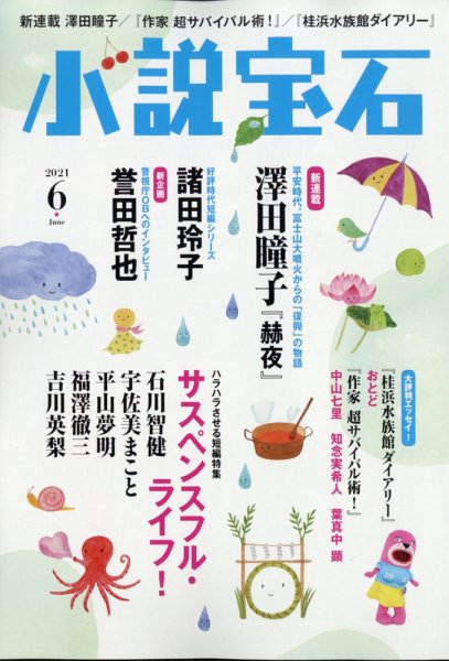 小説宝石 2021年6月号 (発売日2021年05月21日) 表紙