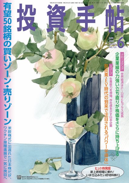 投資手帖 2021年6月号 (発売日2021年05月20日) 表紙