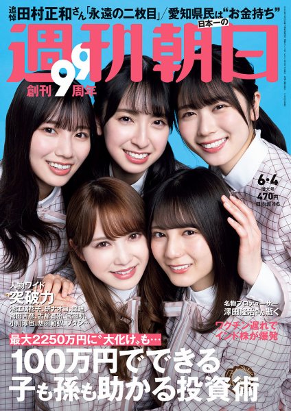 週刊朝日 2021年6/4号 (発売日2021年05月25日) 表紙