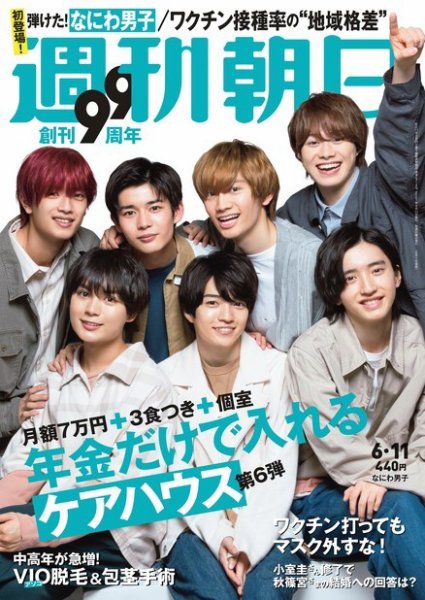 週刊朝日 2021年6/11号 (発売日2021年06月01日) 表紙